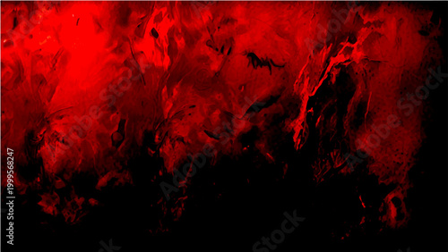 Abstract Vector fiery background dramatic red and black background, simulating smoke and flame textures and artistic expression.