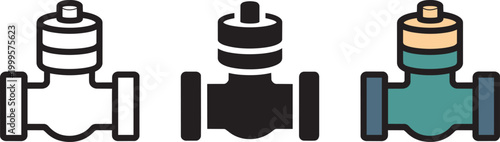 Valve pipes plumbing connection equipment industrial water flow control system industrial pipeline