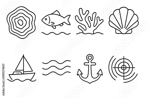 Marine Resource Icons