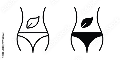 Detox icon outlined. Flat fill icons