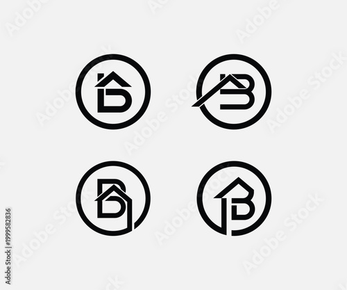 Real Estate Logo Design – Modern Property, Construction and Realty Business Branding