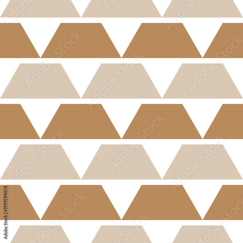 Seamless geometric pattern. Trapezoid. Vector