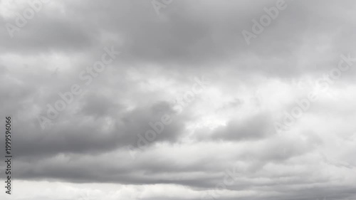 Dramatic Overcast Sky with Dark Clouds	
