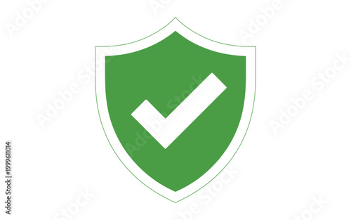 Green Shield Icon With White Checkmark For Security Concepts Isolated On White Free Download Green Shield Icon With White Checkmark For Security Concepts Isolated On White - GFXLoad