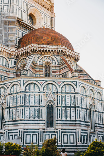 Foto Florence Cathedral Polychrome Marble Apse and Brunelleschi Dome Architectural De