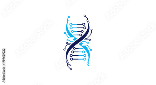 DNA double helix structure illustration.