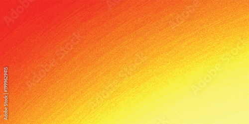 Abstract vibrant orange and yellow diagonal gradient with a sophisticated grainy texture. High-energy backdrop ideal for creative branding and dynamic digital content.