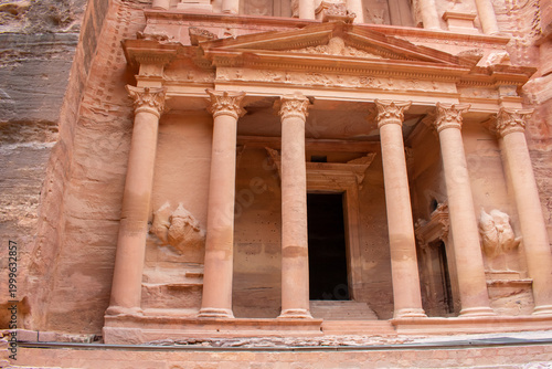 Obraz na plátně Ancient city of Petra in Jordan