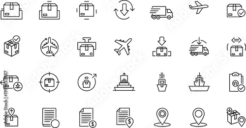 Collection of ancient egyptian hieroglyphs and symbols