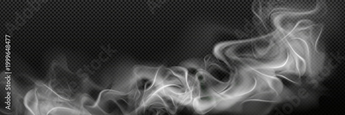 Smoke cloud png isolated on transparent background