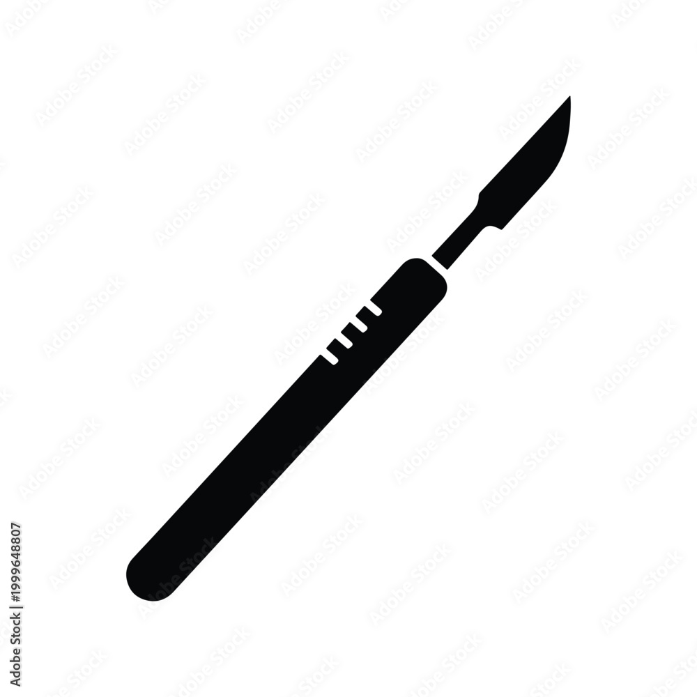 Fototapeta premium Professional Medical Surgical Scalpel Sharp Blade Tool