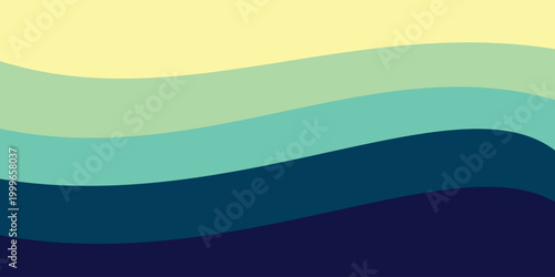 Abstract wave pattern Colorful 3D abstract illustration colorful wave shapes banner background 