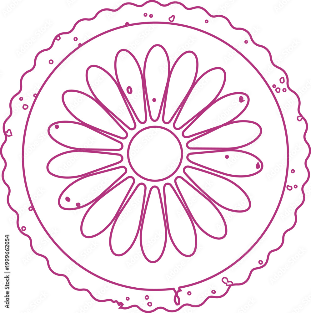 Naklejka premium pink flower background