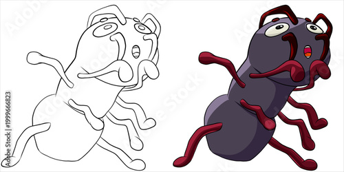 A surprised ant. What could be more surprising?