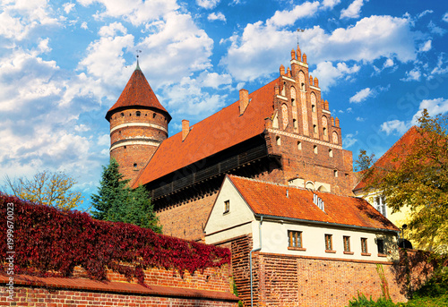 Photos Medieval gothic castle in Olsztyn, Poland