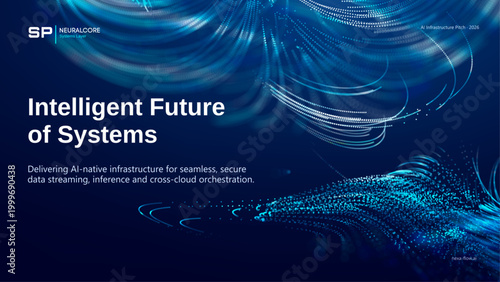 Wave abstract ai for data background tech and intelligence digital blue. Network ripple 3d for flow voice neon and sustainable bg technology. Line concept vector for space future crypto.