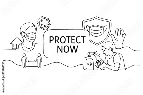 Protect yourself and others with masks, handwashing, and social distancing