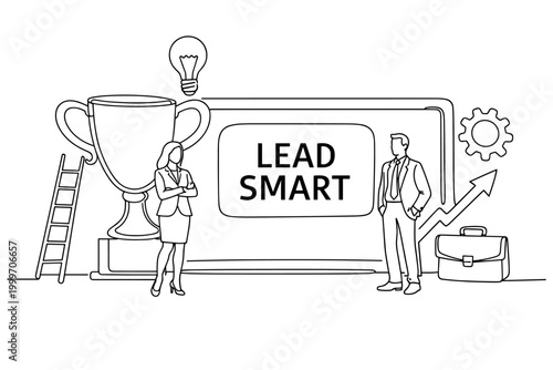 Business leaders achieve success with smart strategies and innovative ideas