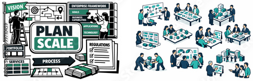 Business architecture planning and strategy development for enterprise growth