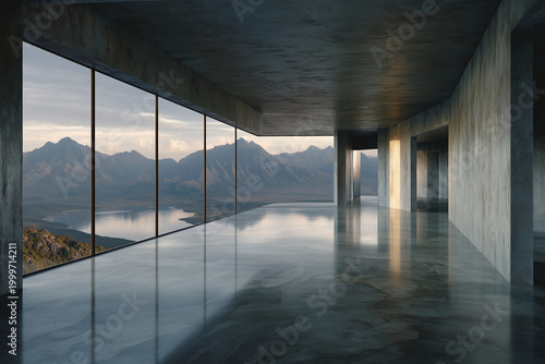 Concrete Mountain Interior
