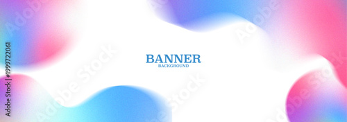 Abstract Colorful Gradient Grain Banner Background Vector
