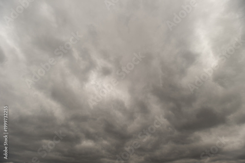 Obraz na plátně Overcast skies foretell impending storm