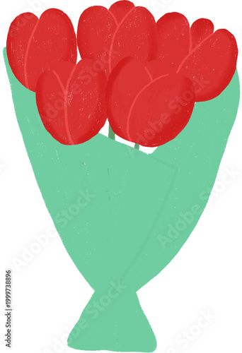레드 꽃다발