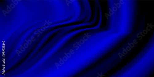 Blue Silk Waves Abstract Background With Flowing Satin Texture and Smooth Curved Gradient Lighting,elemen trendy design