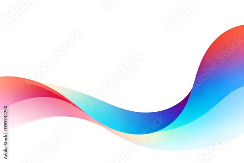 Colorful abstract wave design