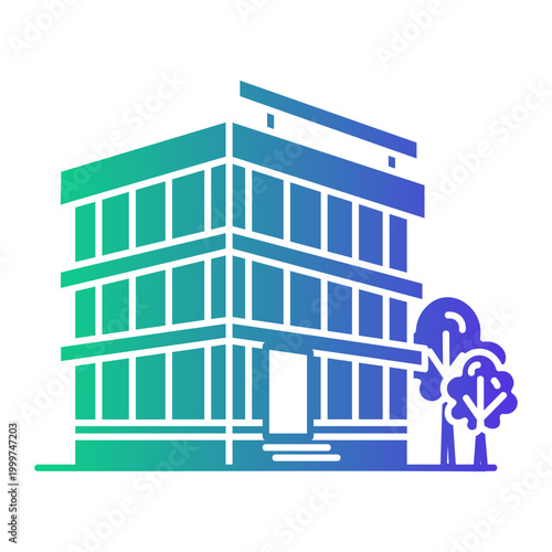 apartement Gradient icon