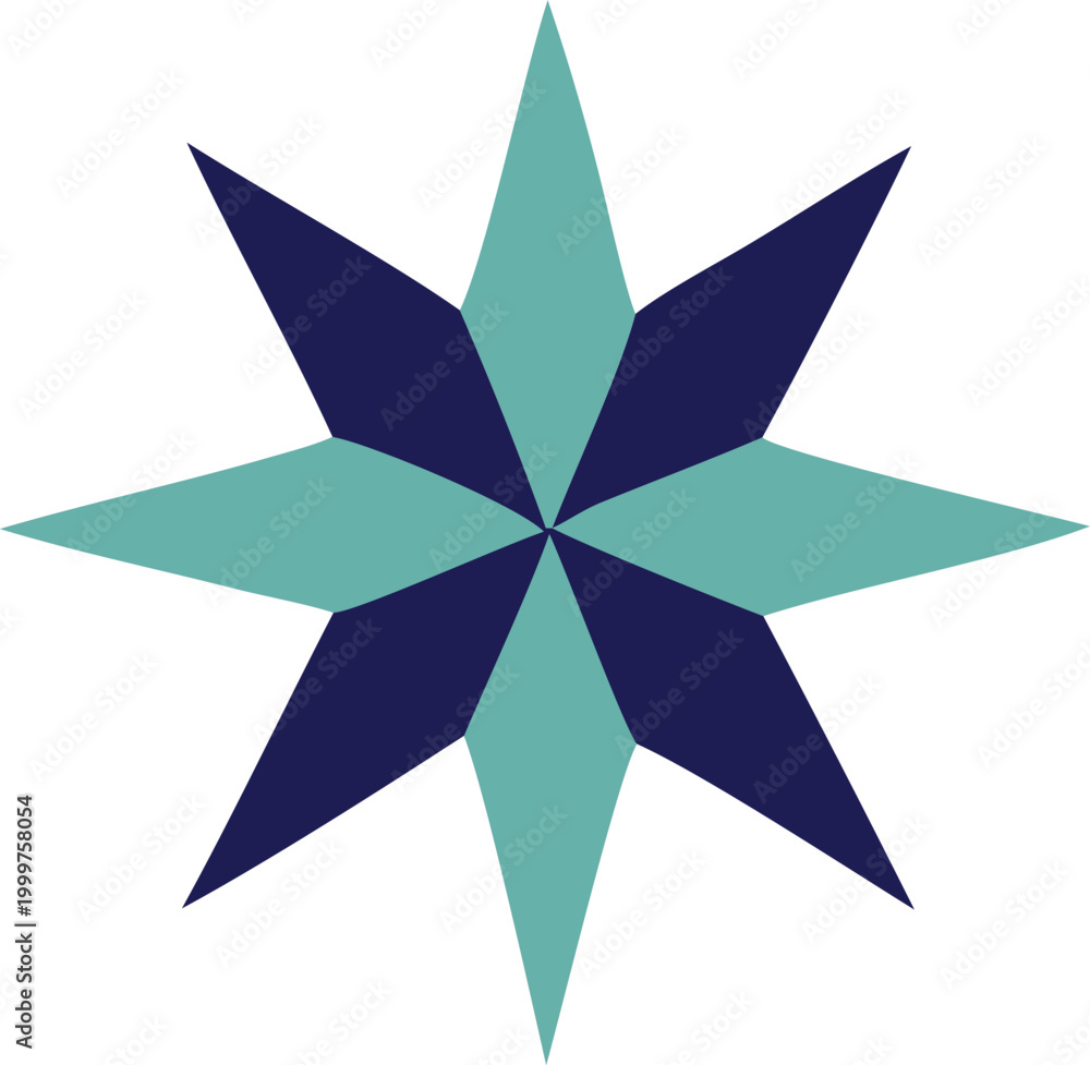 Obraz premium star shaped flower