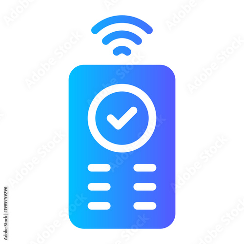 remote control gradient icon