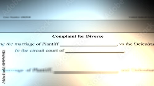 A Complaint for Divorce in Circuit Court Generic Document