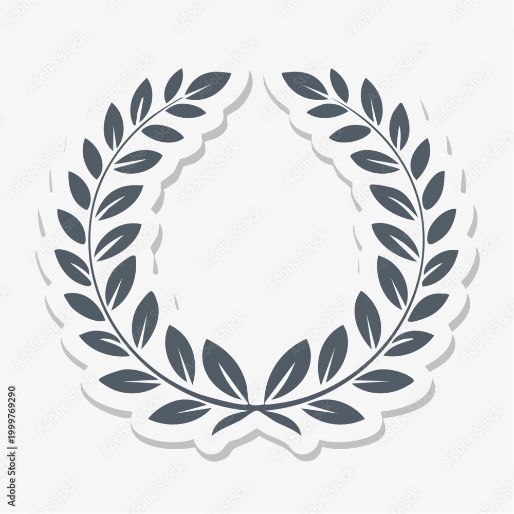 Obraz premium Laurel Wreath Icon