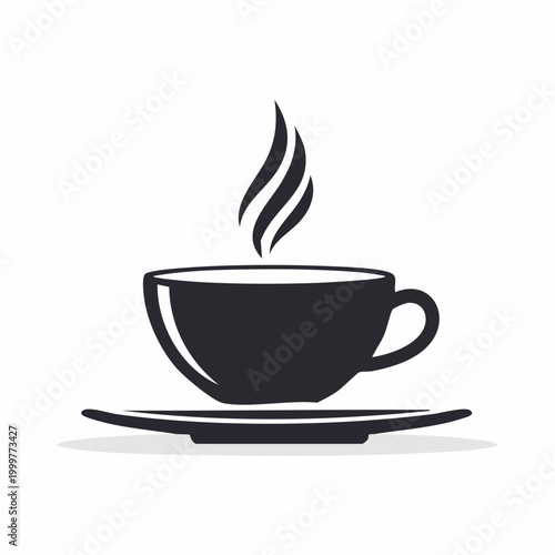 Steaming Cup of Coffee Icon