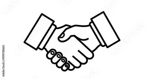 Two hands shaking to symbolize agreement, collaboration, and professional partnership in a business context.