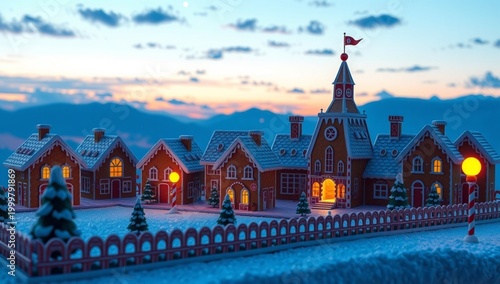 church in the evening