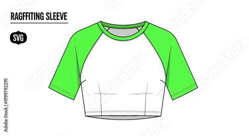 Green Ragfit Sleeve Fashion Casual Shirt.