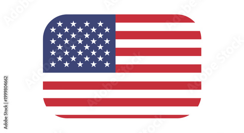 The American Flag A Symbol of Freedom and Democracy with Iconic Red, White, and Blue Stripes and Stars Representing the United States of America