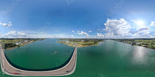 Aerial views of Brasília, Brazil's capital.