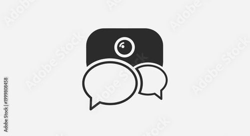 Chat Speech Bubbles Icon Communication.