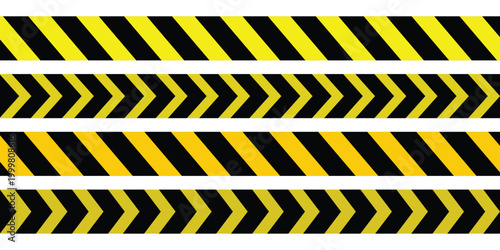 Obraz na płótnie Warning tape safety stripe