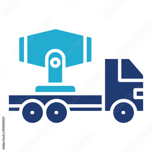 concrete mixer truck icon