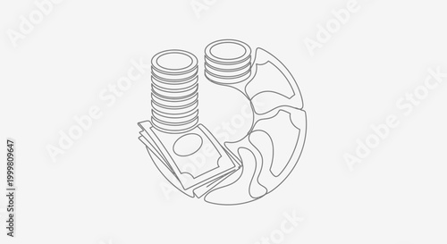 Piston Engine Mechanical Part Closeup.