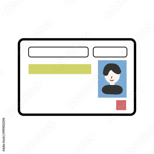 ゴールド免許アイコン・シンプルで使いやすい運転免許証デザイン