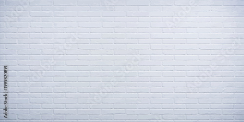 A blank white brick wall texture with a vintage linen surface pattern creates a clean gray backdrop material for wallpaper design