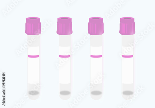 a small sample of blood for testing background.