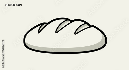 Freshly Baked Loaf of Bread, Rustic Style, Culinary Delight