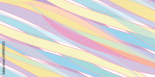 Soft Pastel Abstract Wave Background Design