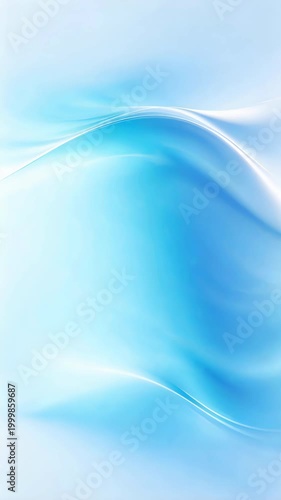 Blue abstract wave design, seamless loop